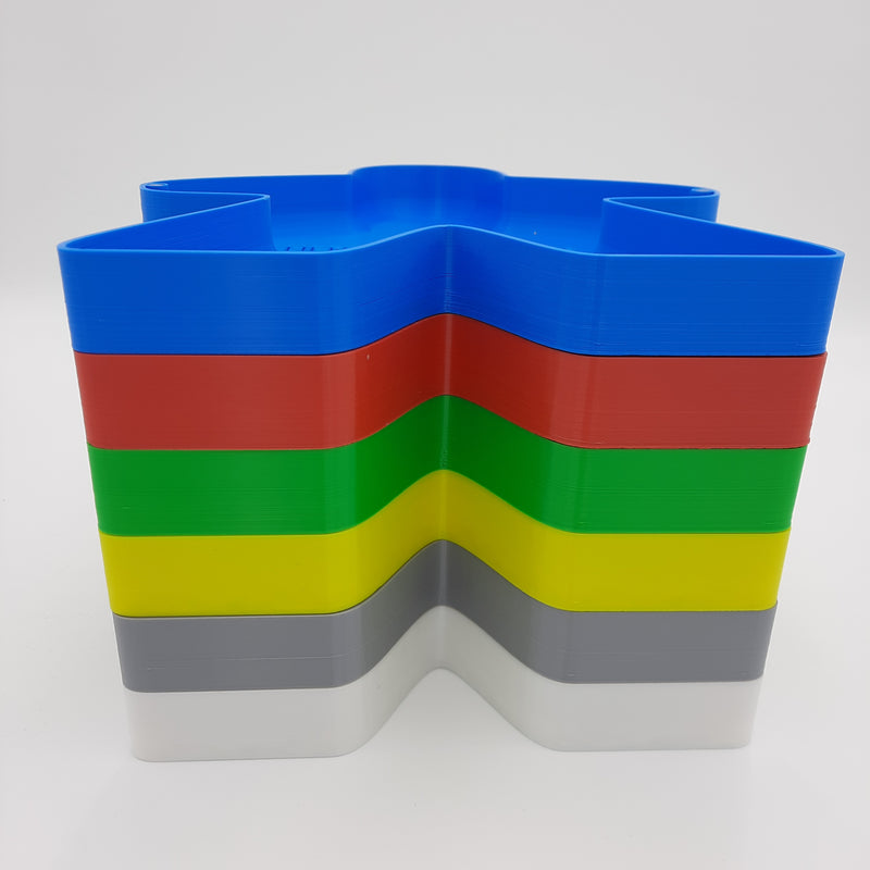 Accessoires de jeux - Plateau Meeple (kit de 6)