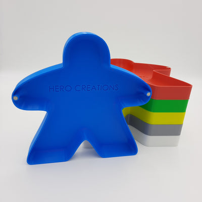 Accessoires de jeux - Plateau Meeple (kit de 6)