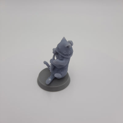 Figurine miniature - Bébé Bête Éclipsante- DnD - Gris/non peint – Résine/PLA