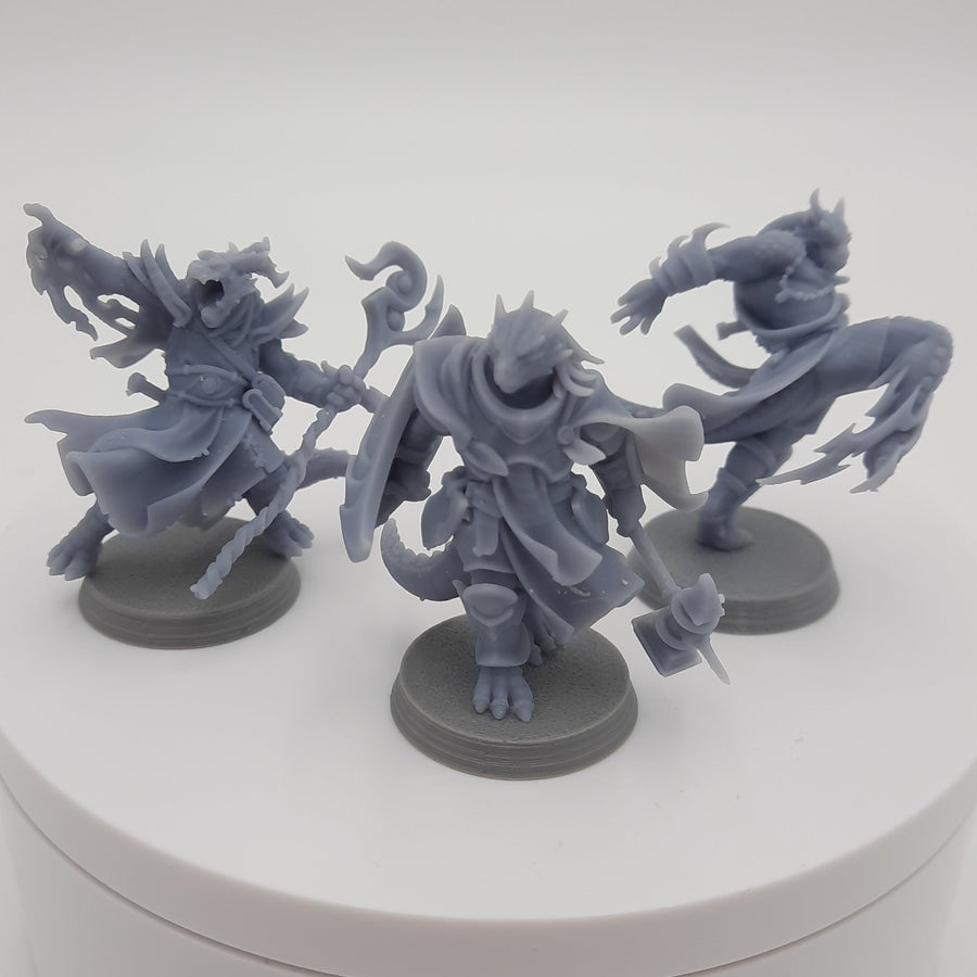 Lot De 5 Figurines Pour Donjons & Dragons - Wizards Of The Coast - Occasion Comme Neuves (sans Emballage)