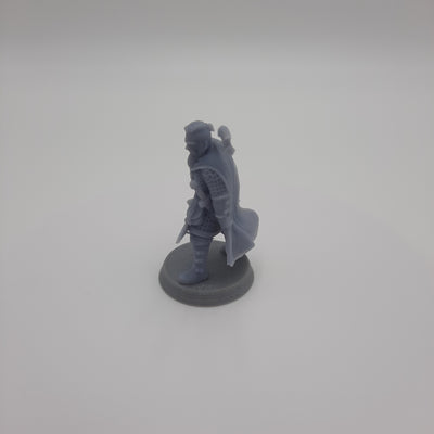 Miniature figurine - Bjorn the Blacksmith - Viking Warrior - DnD - Fate of the Norns - Grey/Unpainted