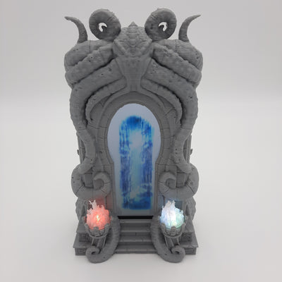 Décors miniature - Portail - Arche du Grand Ancien - DnD - Portal - Gris/Non peint