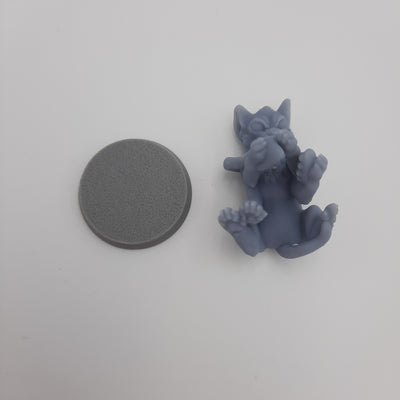 Elusive Panther, Baby - Gray/Unpainted