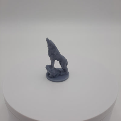 Figurine miniature - Loup - DnD -Fate of the Norns - Gris/Non peint