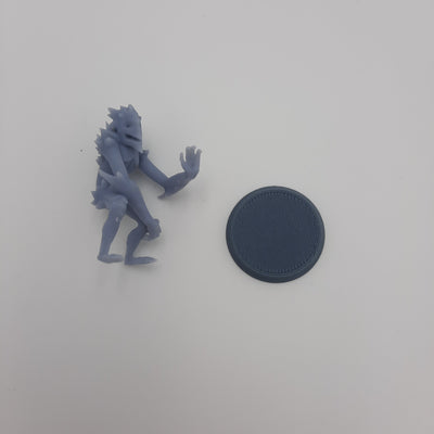 Figurine miniature - Démon de Lumière - DnD - Gris/Non peint