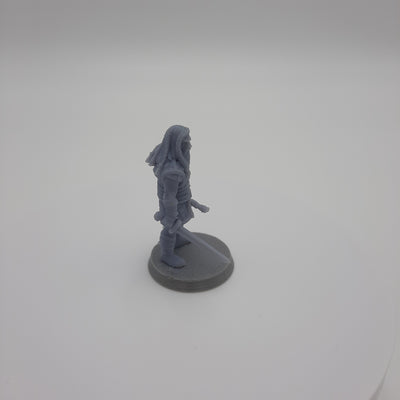 Miniature viking figurine - Sven the Skald - DnD - Fate of the Norns - Grey/Unpainted