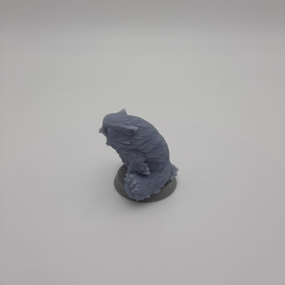 Figurine miniature - Hibours - DnD - Gris/Non peint