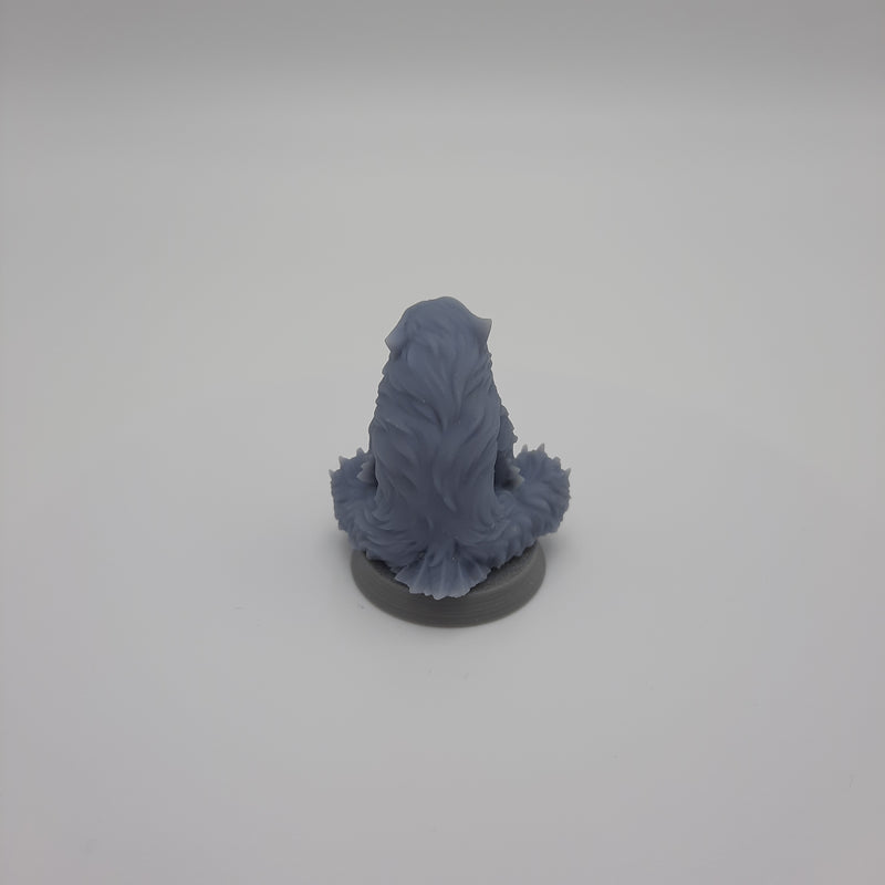 Figurine miniature - Hibours - DnD - Gris/Non peint