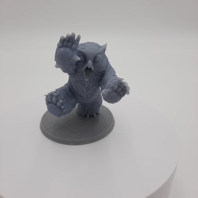 Figurine miniature - Hibours - DnD - Gris/Non peint