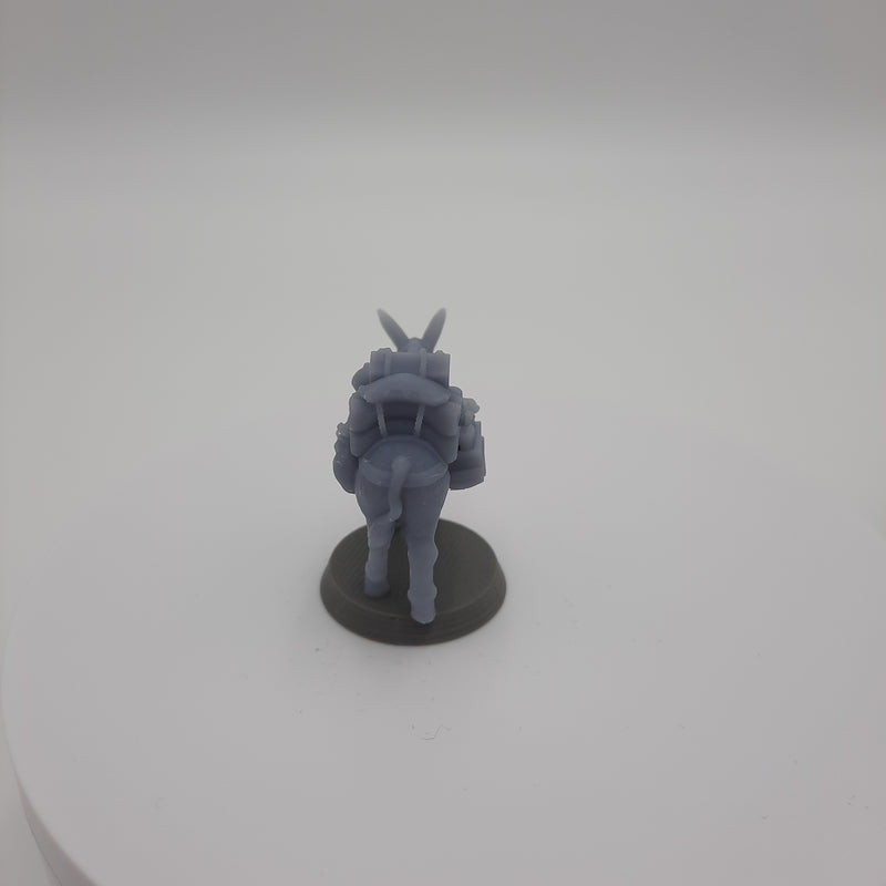 Mules (set of 4 different) - Grey/Unpainted