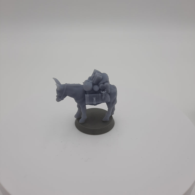 Mules (set of 4 different) - Grey/Unpainted