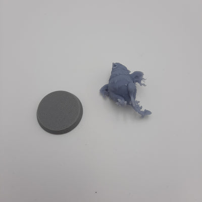 Figurine miniature - Bébé Phoenix - DnD - Gris/Non peint – Résine/PLA