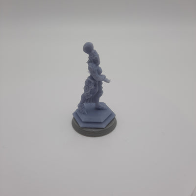 Figurine miniature - Archère Haut Elfe - Gris/Non peint - DnD - Résine/PLA