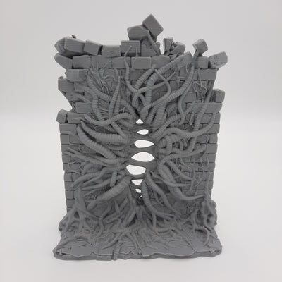 Miniature scenery - Portal - Failed experiment arch - DnD - Portal - Grey/Unpainted