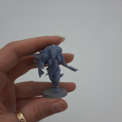 Warrior elephant man - Grey/Unpainted