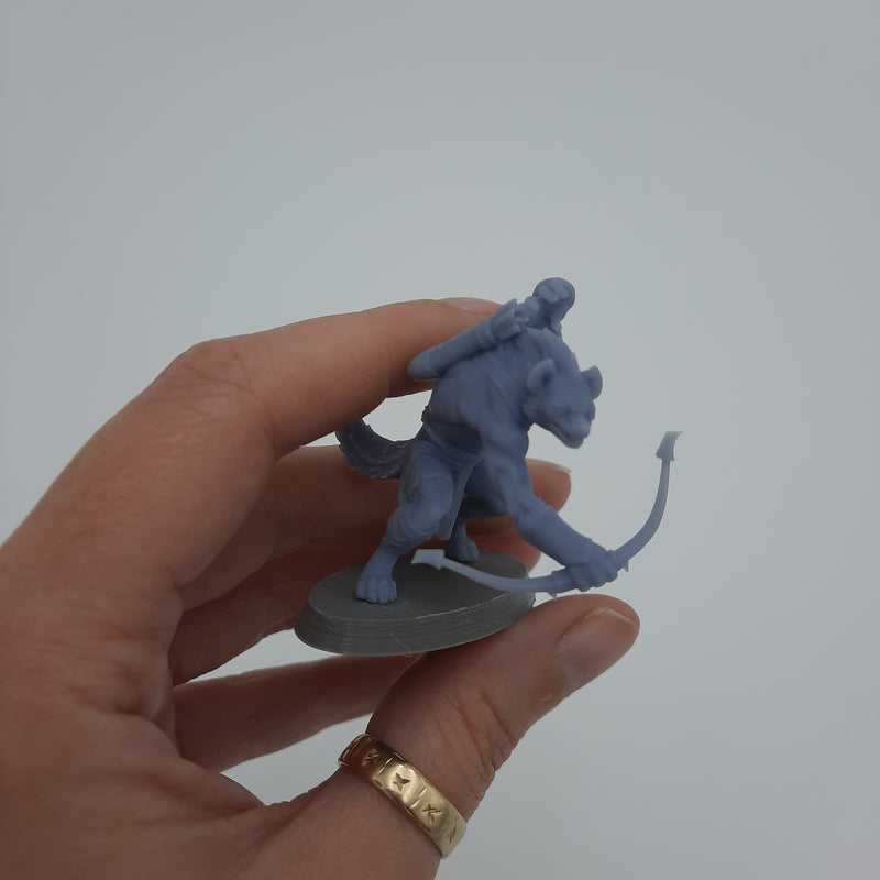 Warrior elephant man - Grey/Unpainted