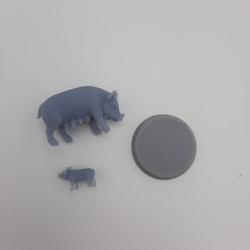 Farm animals (6 different animals) - Grey/Unpainted