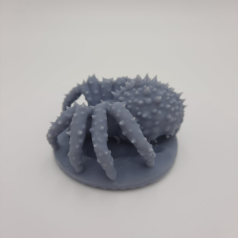 Figurine miniature -Araignée géante (Giant Spider) - DnD - Gris/Non peint