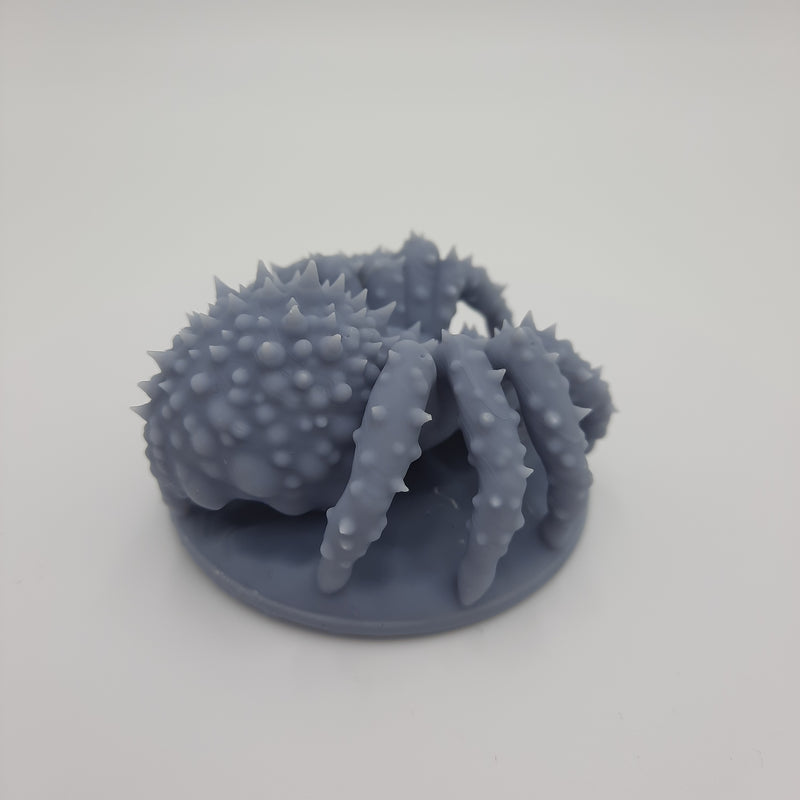Figurine miniature -Araignée géante (Giant Spider) - DnD - Gris/Non peint