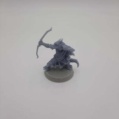 Figurine miniature - Kobold (5 classes différentes) - DnD - Gris / Non peint