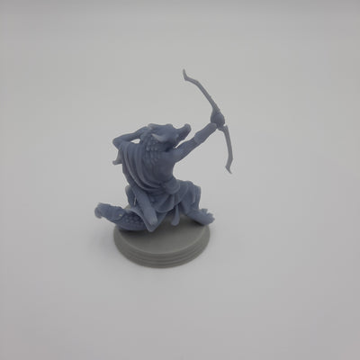 Figurine miniature - Kobold (5 classes différentes) - DnD - Gris / Non peint