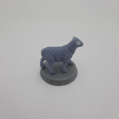 Figurine miniature - Animaux de la ferme (6 animaux différents) - DnD - Fate of the Norns - Gris/Non peint