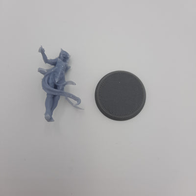 Figurine miniature - Persécutrice - DnD - Gris/Non peint