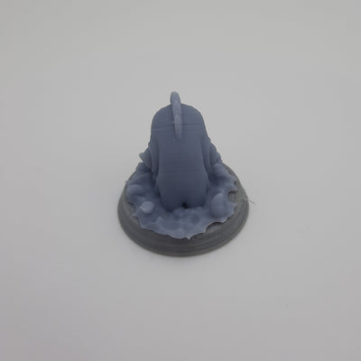 Miniature figure - Baby Kraken - DnD - Grey/Unpainted - Resin/PLA