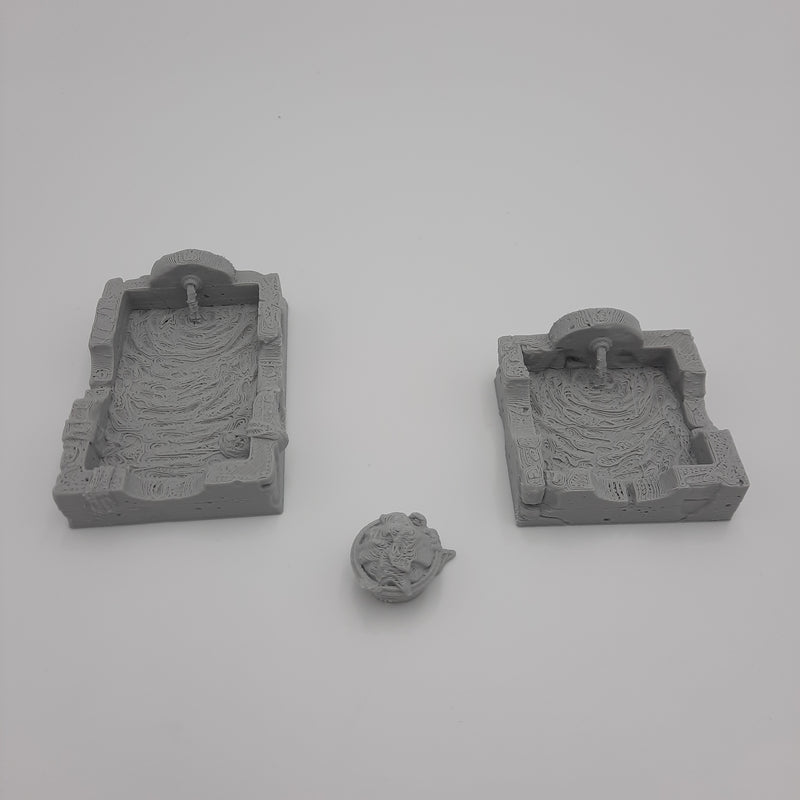 Fountains and laundry - Grey/Unpainted