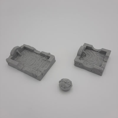 Fountains and laundry - Grey/Unpainted