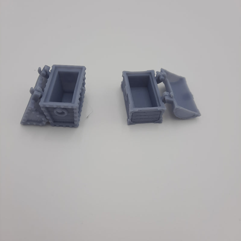 Interchangeable chests - Grey/Unpainted
