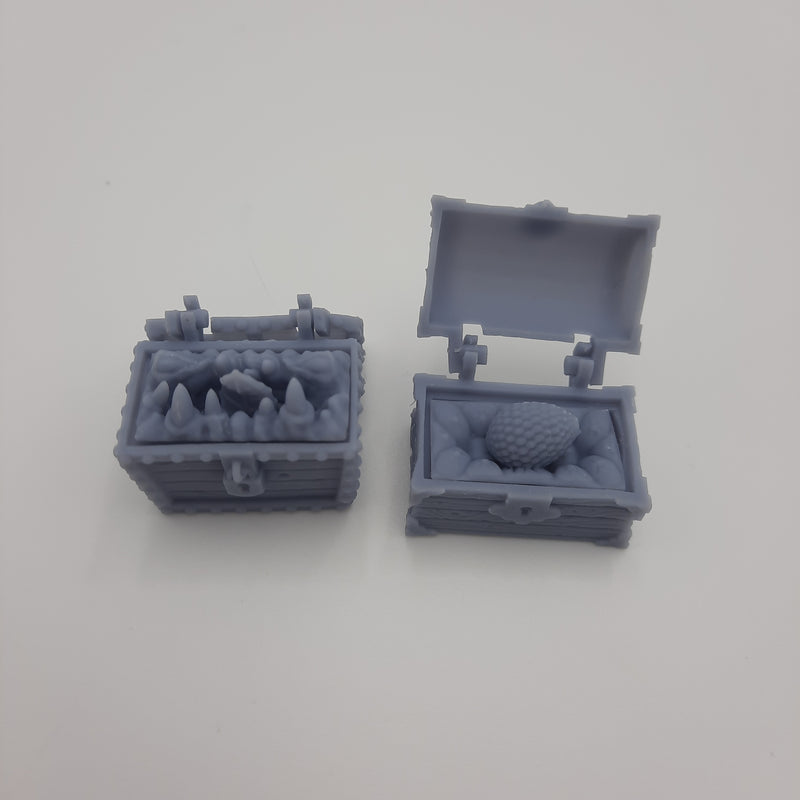 Interchangeable chests - Grey/Unpainted