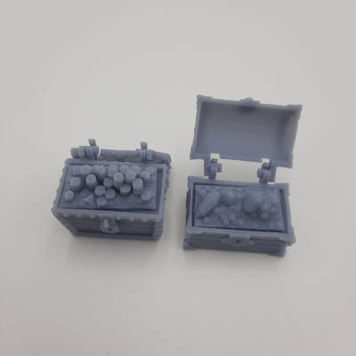 Interchangeable chests - Grey/Unpainted