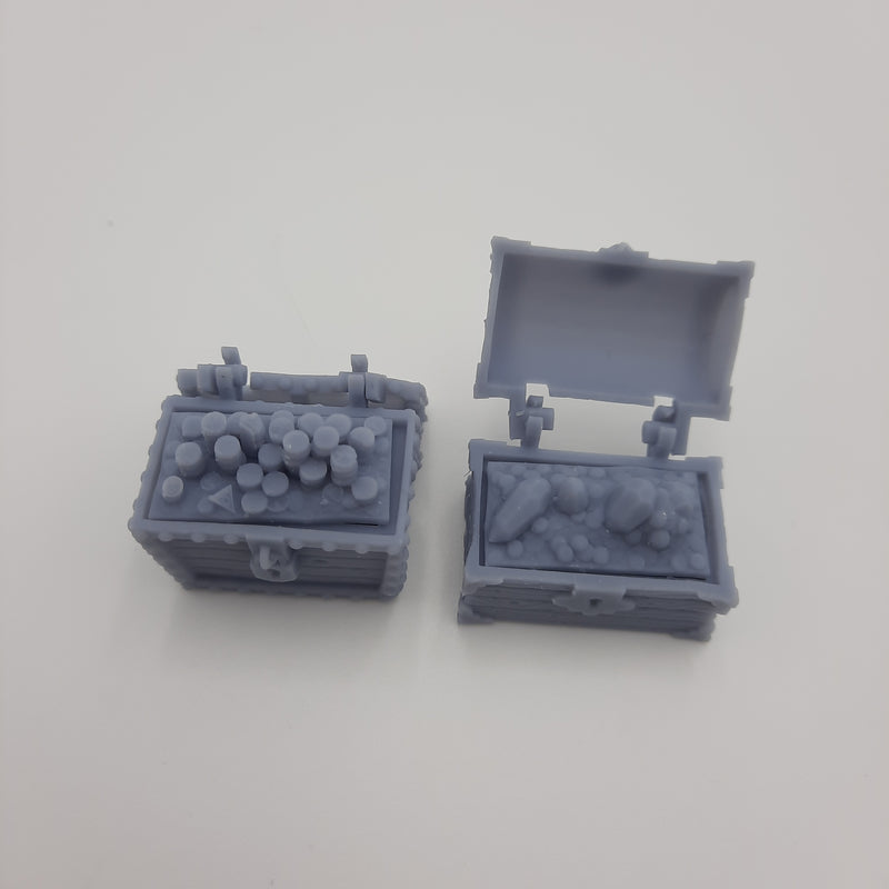 Interchangeable chests - Grey/Unpainted