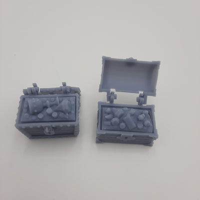 Interchangeable chests - Grey/Unpainted