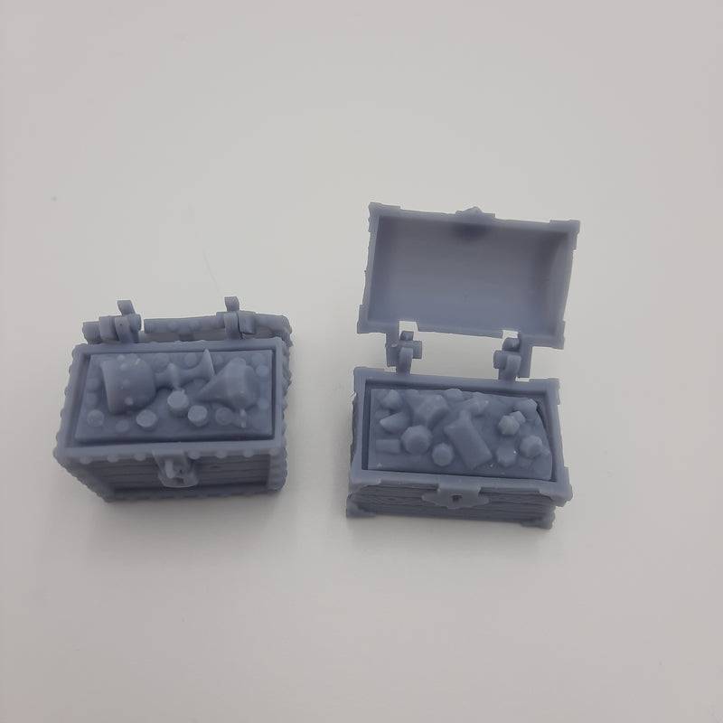 Interchangeable chests - Grey/Unpainted