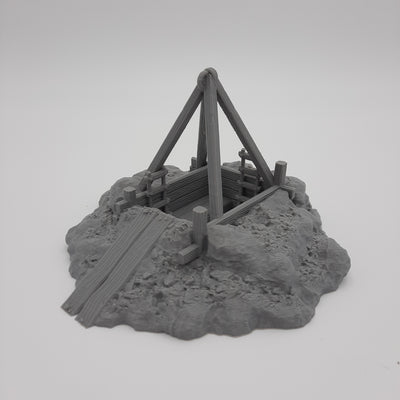 Miniature Scenery - Mine - Viking - DnD - Fate of the Norns - Grey/unpainted