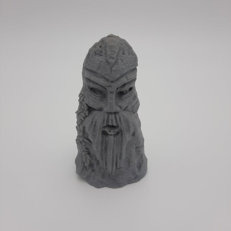 Miniature scenery - Odin statue - Viking - DnD - Fate of the Norns - Warhammer - Grey/Unpainted