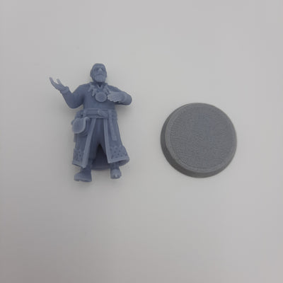 Miniature Viking Figurine - Villagers -  Dwellers - (choice of 7 different) - DnD - Fate of the Norns - Grey/Unpainted