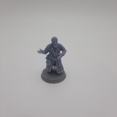 Miniature Viking Figurine - Villagers -  Dwellers - (choice of 7 different) - DnD - Fate of the Norns - Grey/Unpainted