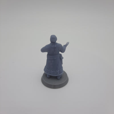 Miniature Viking Figurine - Villagers -  Dwellers - (choice of 7 different) - DnD - Fate of the Norns - Grey/Unpainted