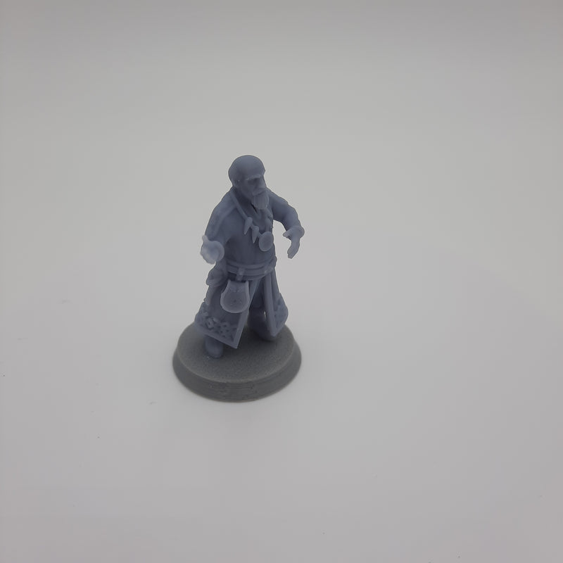 Miniature Viking Figurine - Villagers -  Dwellers - (choice of 7 different) - DnD - Fate of the Norns - Grey/Unpainted