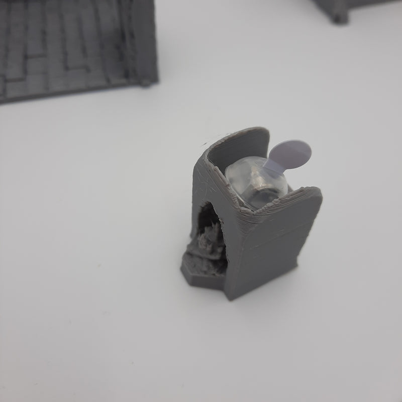 Small House (3 roof options) - Grey/Unpainted