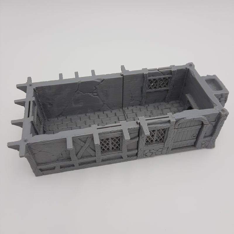 Small House (3 roof options) - Grey/Unpainted