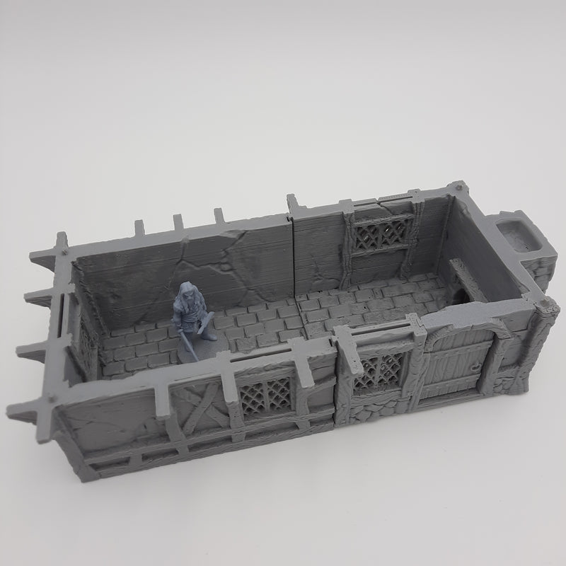 Small House (3 roof options) - Grey/Unpainted