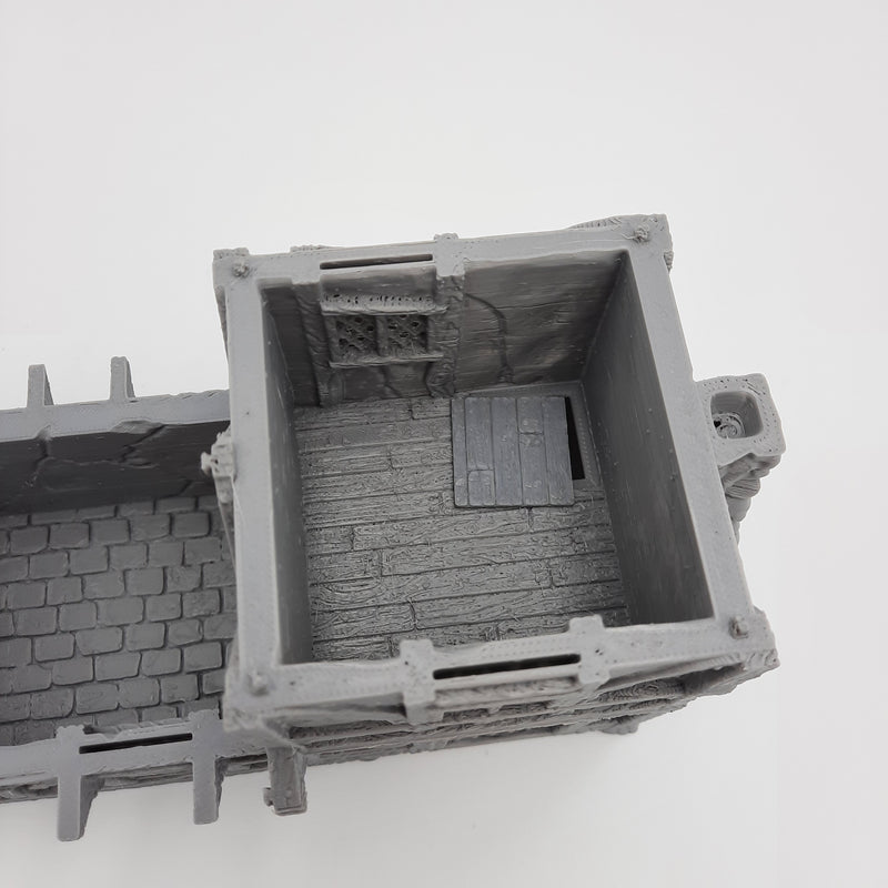 Small House (3 roof options) - Grey/Unpainted