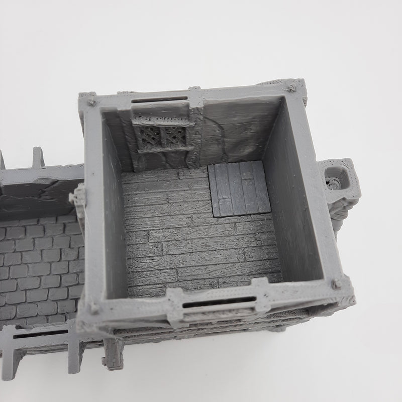 Small House (3 roof options) - Grey/Unpainted