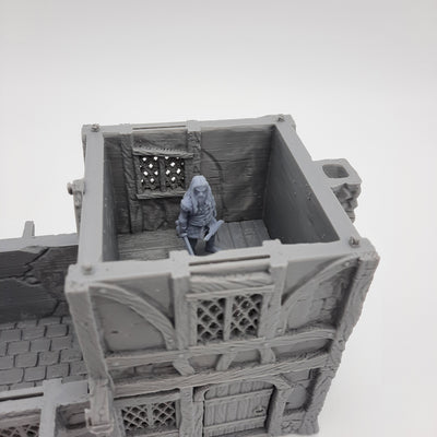 Small House (3 roof options) - Grey/Unpainted