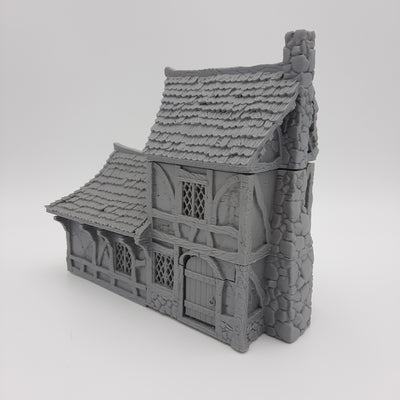Small House (3 roof options) - Grey/Unpainted