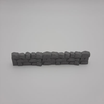 Miniature Scenery - Stone Walls (7 Pieces) - Viking - DnD - Fate of the Norns - Warhammer - Grey/unpainted